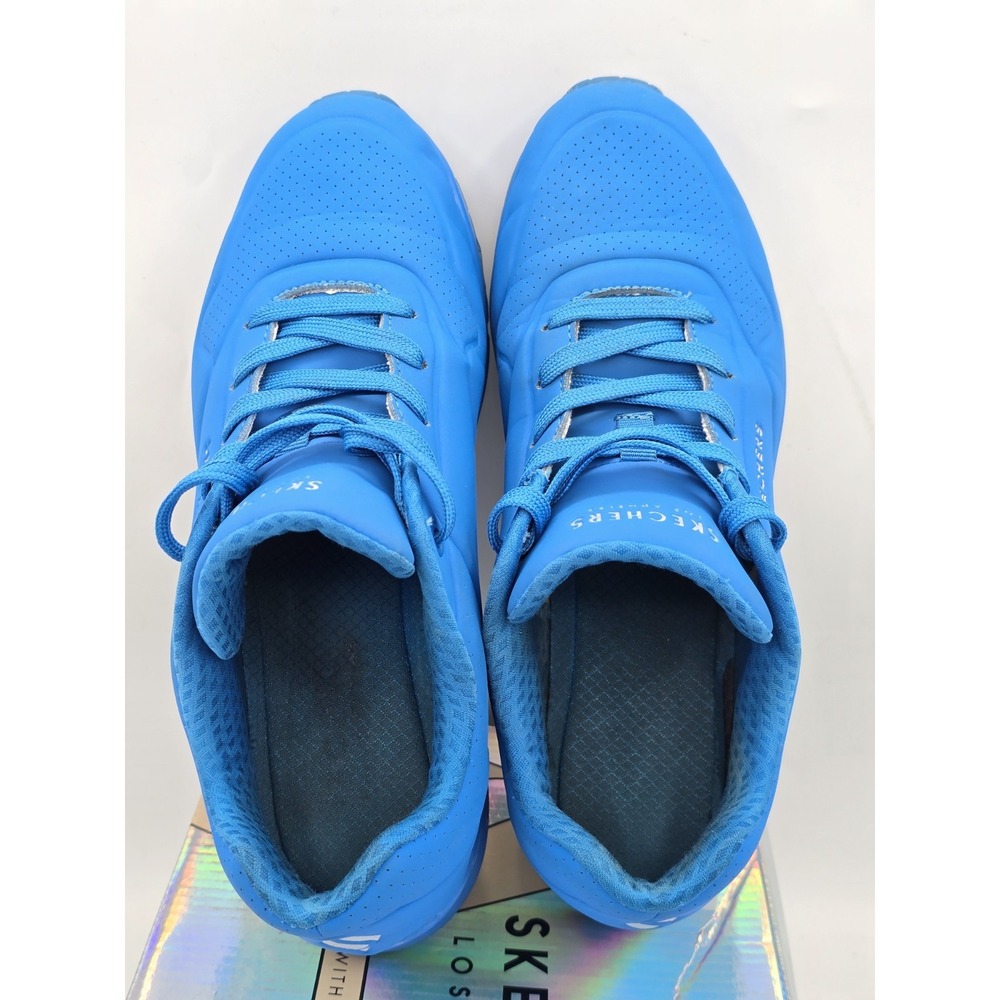 Skechers Women's Athletic Shoes in Bright Blue - Picture 10 of 13
